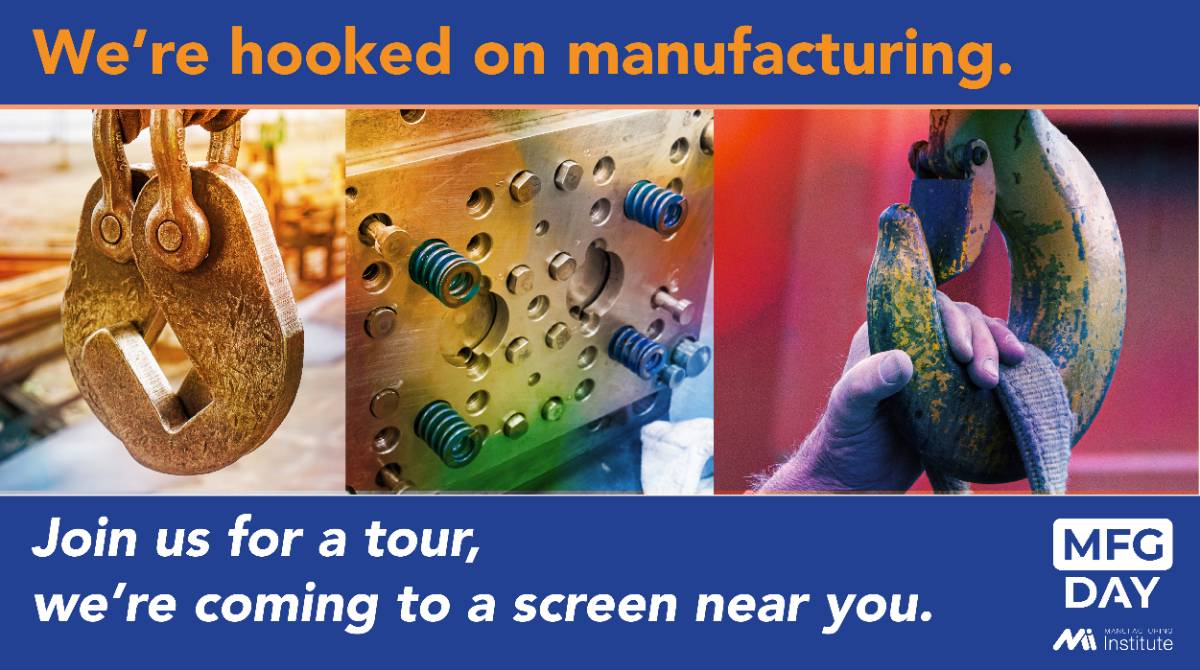 We're hooked on manufacturing, it only takes a screen and a connection to visit the world of manufacturing.