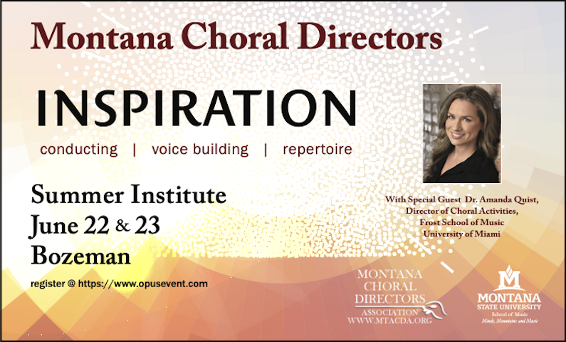 Montana Choral Directors Summer Institute
