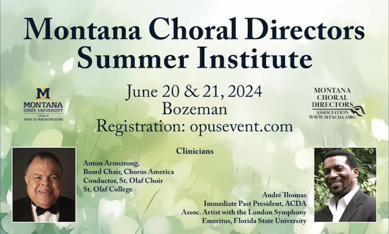 Montana Choral Directors - Summer Institute