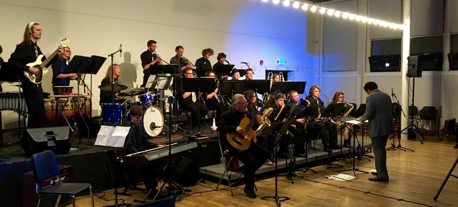 The Jazz Workshop Band performs at the Emerson. 
