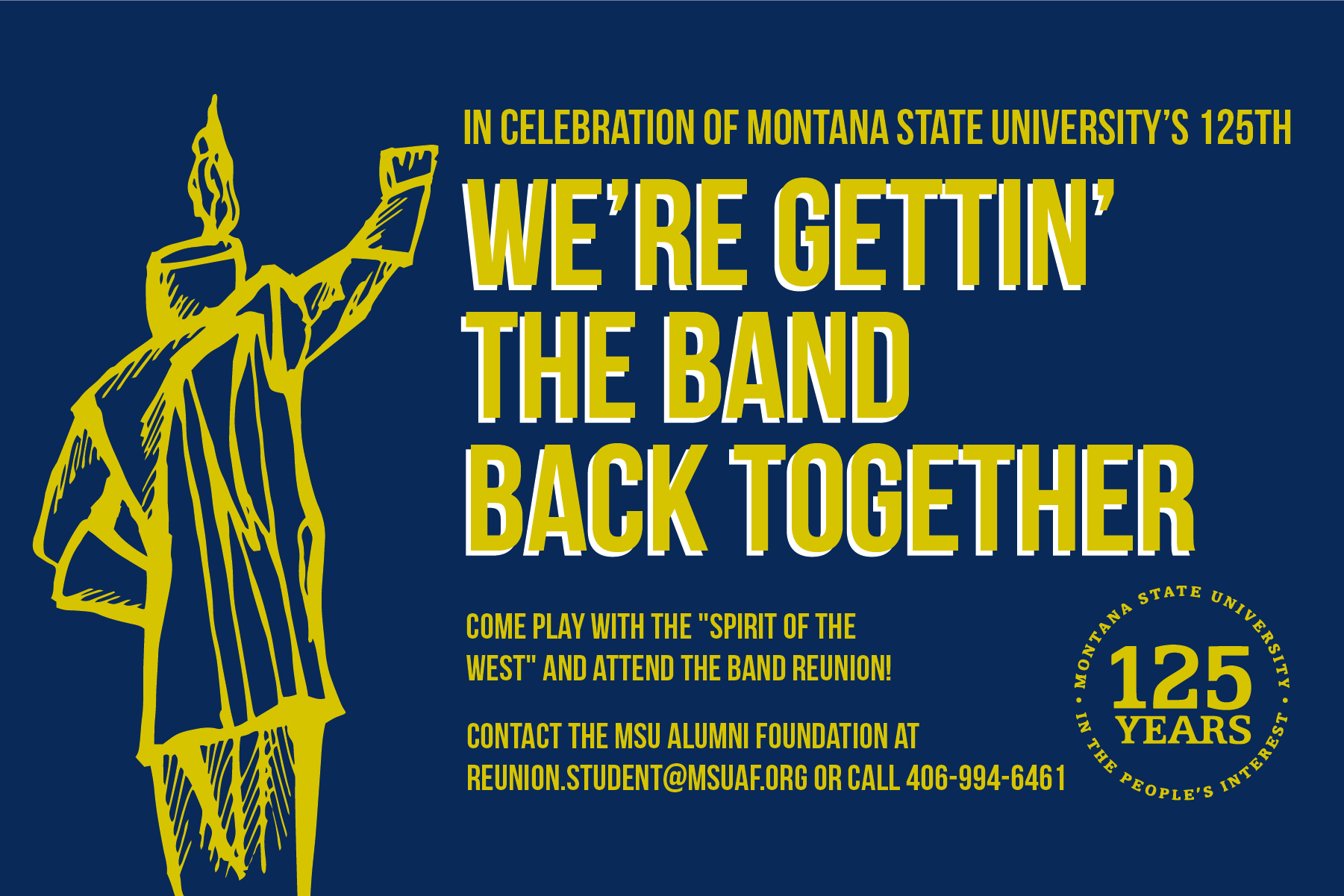 alumni band flyer