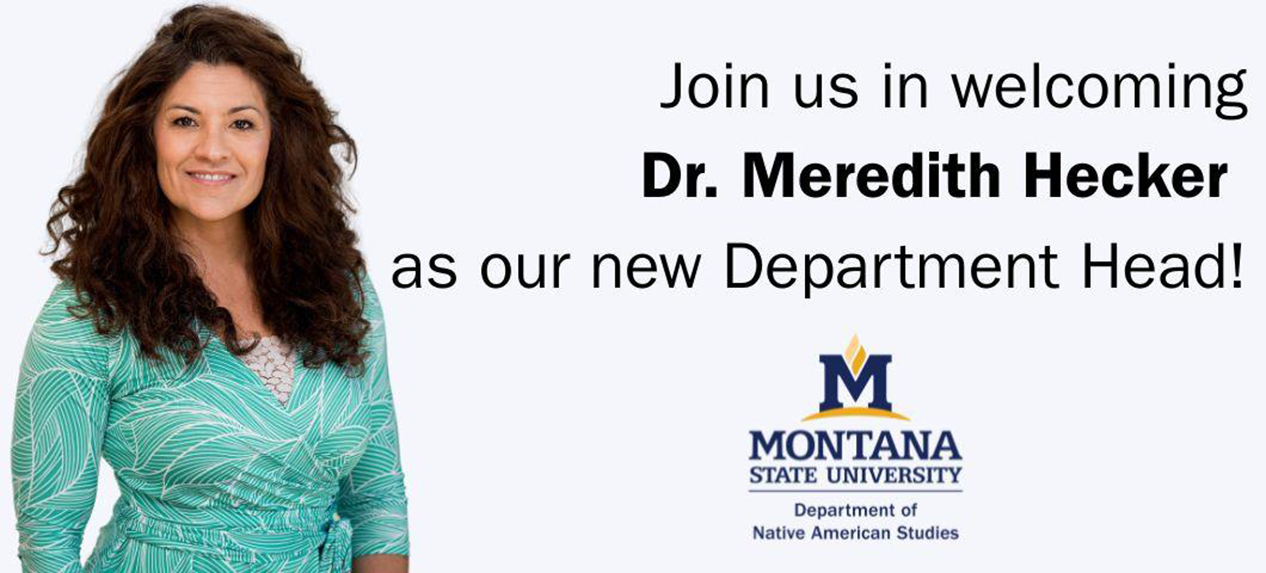 Join us in welcoming Dr. Meredith Hecker as our new Department Head!