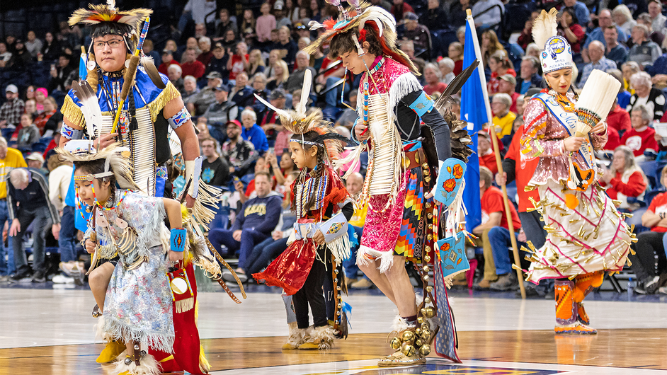 American Indian dancers honor No More Stolen Relatives movement at MSU
