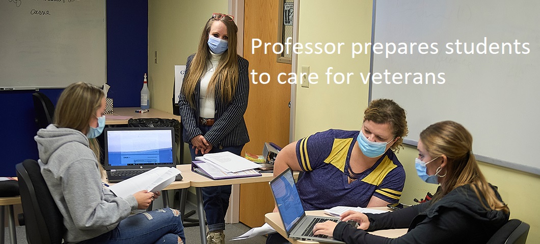 Professor prepares students to care for veterans