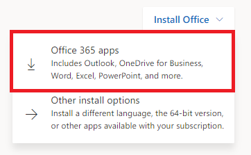 Download and install or reinstall Office 2019, Office 2016, or