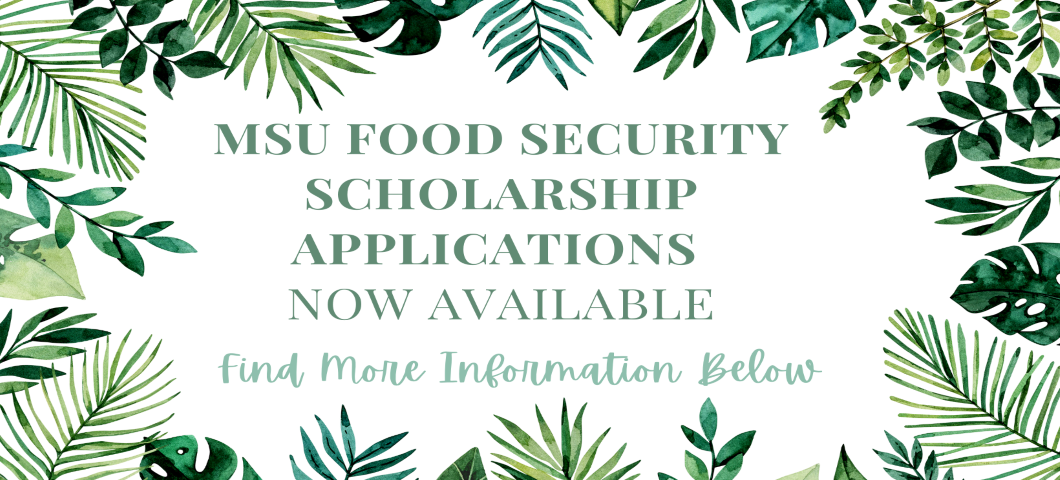 Food Security Scholarships Spr 2022