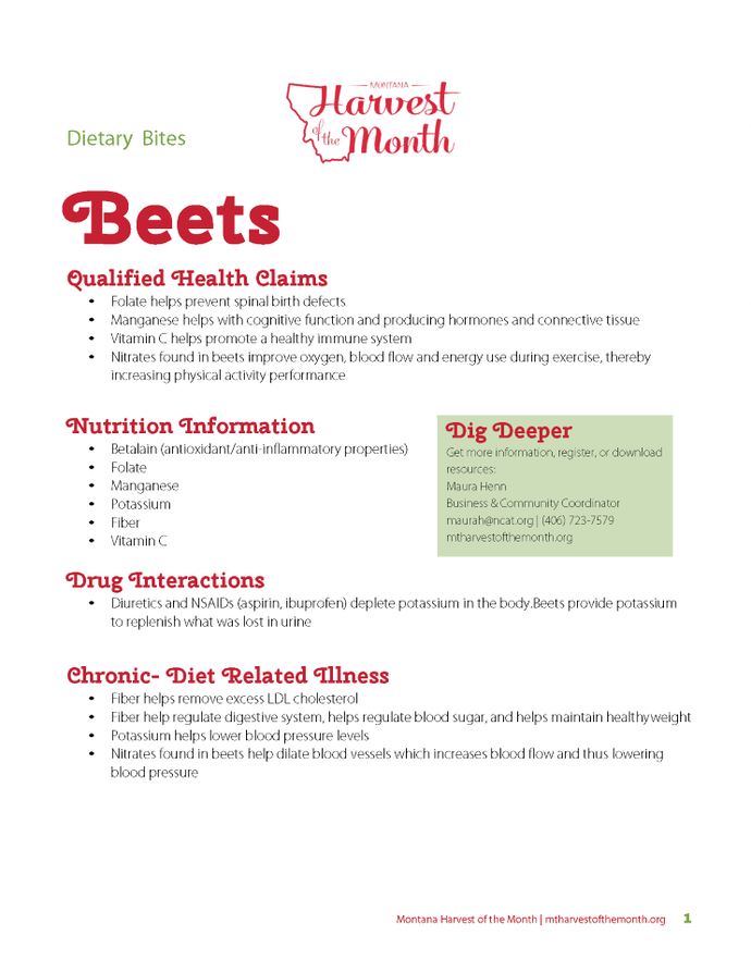 HOM Beets Dietary Bites