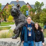 Parent Family Weekend 2022 family with Spirit