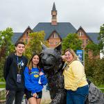 Parent Family Weekend 2022 family with Spirit