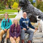 Parent Family Weekend 2022 family with Spirit