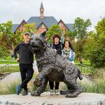 Parent Family Weekend 2022 family with Spirit