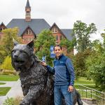 Parent Family Weekend 2022 family with Spirit