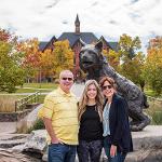 Parent Family Weekend 2021 family with Spirit