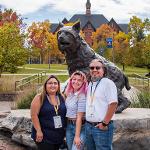 Parent Family Weekend 2021 family with Spirit