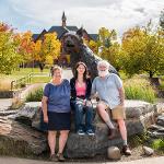 Parent Family Weekend 2021 family with Spirit