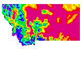 Mean Length of Freeze-Free Season Map