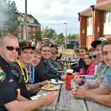 lunch with police officer