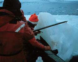 Sea Ice Sampling, 1986.