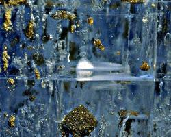 Lake Ice Core Sediment layer and Ice Bubble Formation