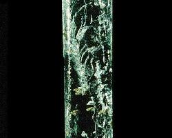 Lake Ice Core Sediment layer and Ice Bubble Formation