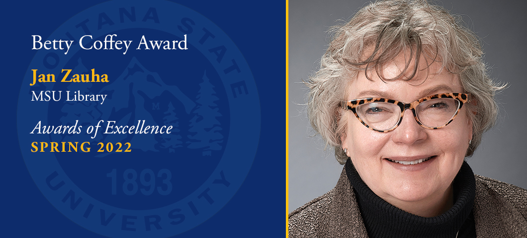 Betty Coffey Award: Jan Zauha, Spring Awards of Excellence, Academic Year 2021-22. Portrait of Jan Zauha
