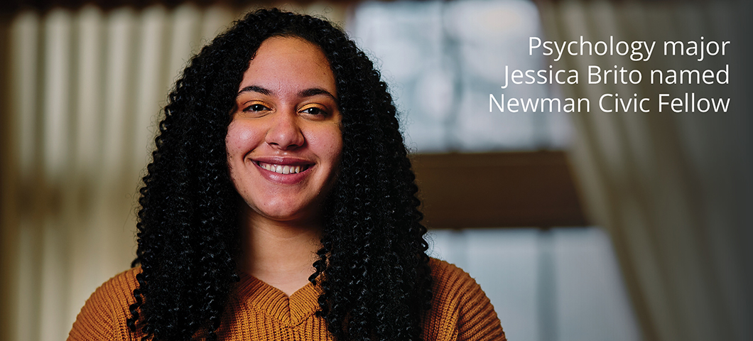 Jessica Brito named Newman Civic Fellow

