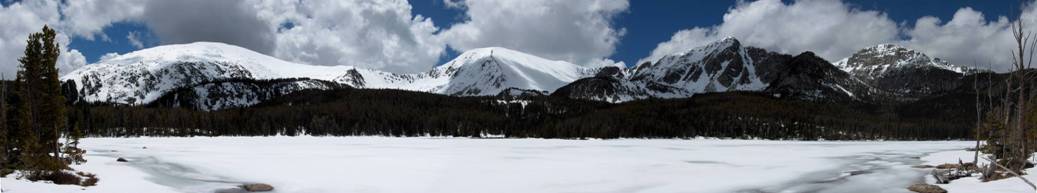 mountains with snow 