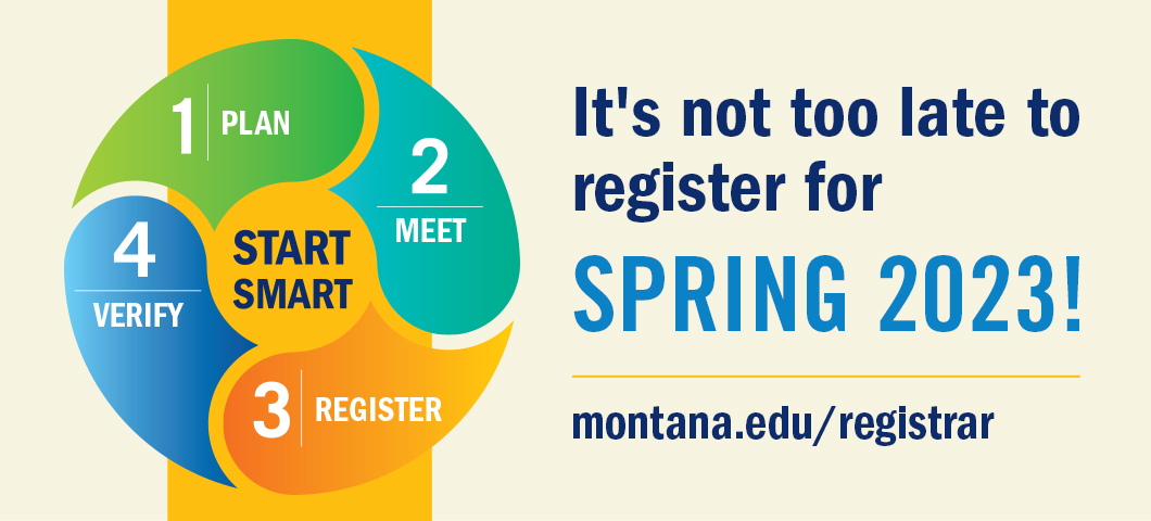 It's not too late to register for Spring 2023!