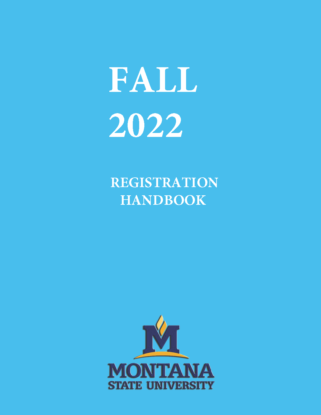 Fall 2022 Registration Handbook
