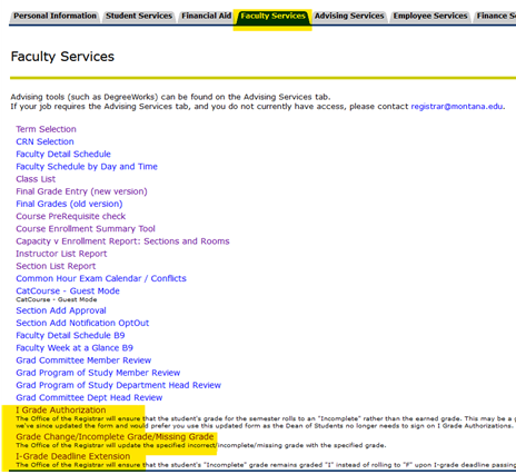 highlight faculty services tab and docusign forms