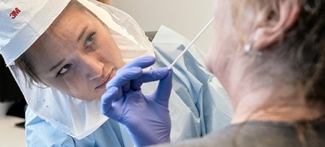 Nurse in PPE