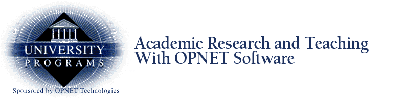 academic research and teaching with opnet software