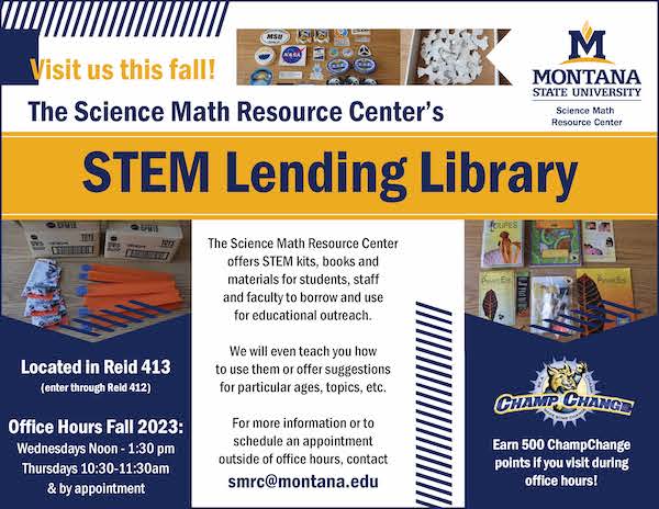 STEM library flyer