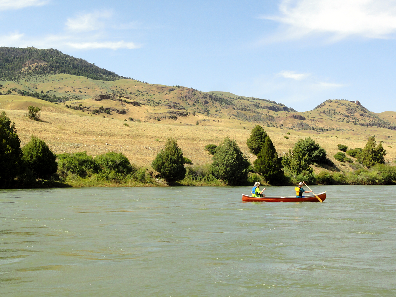 Canoeing the Yellowstone