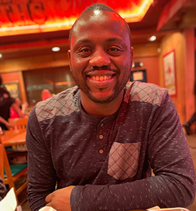 Kente Cloth Graduate Ayodele Gilbert Ogunkoya