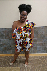 Kente Cloth Graduate Jesse Nyarko