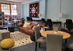 New space welcomes many students and offers a great atmosphere to study, relax and meet new friends.