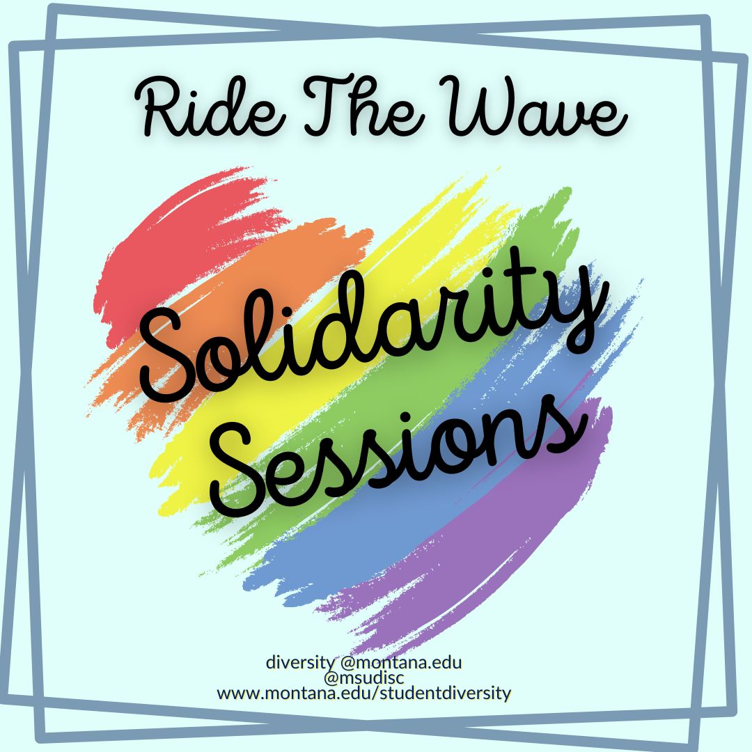 Ride the solidarity wave rainbow heart