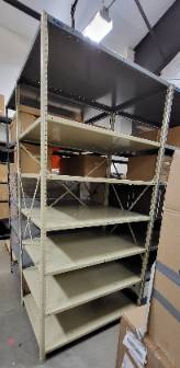 Heavy duty metal shelving units