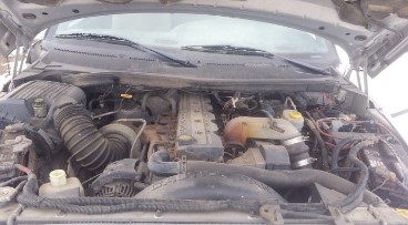 Engine compartment of Dodge Ram pickup