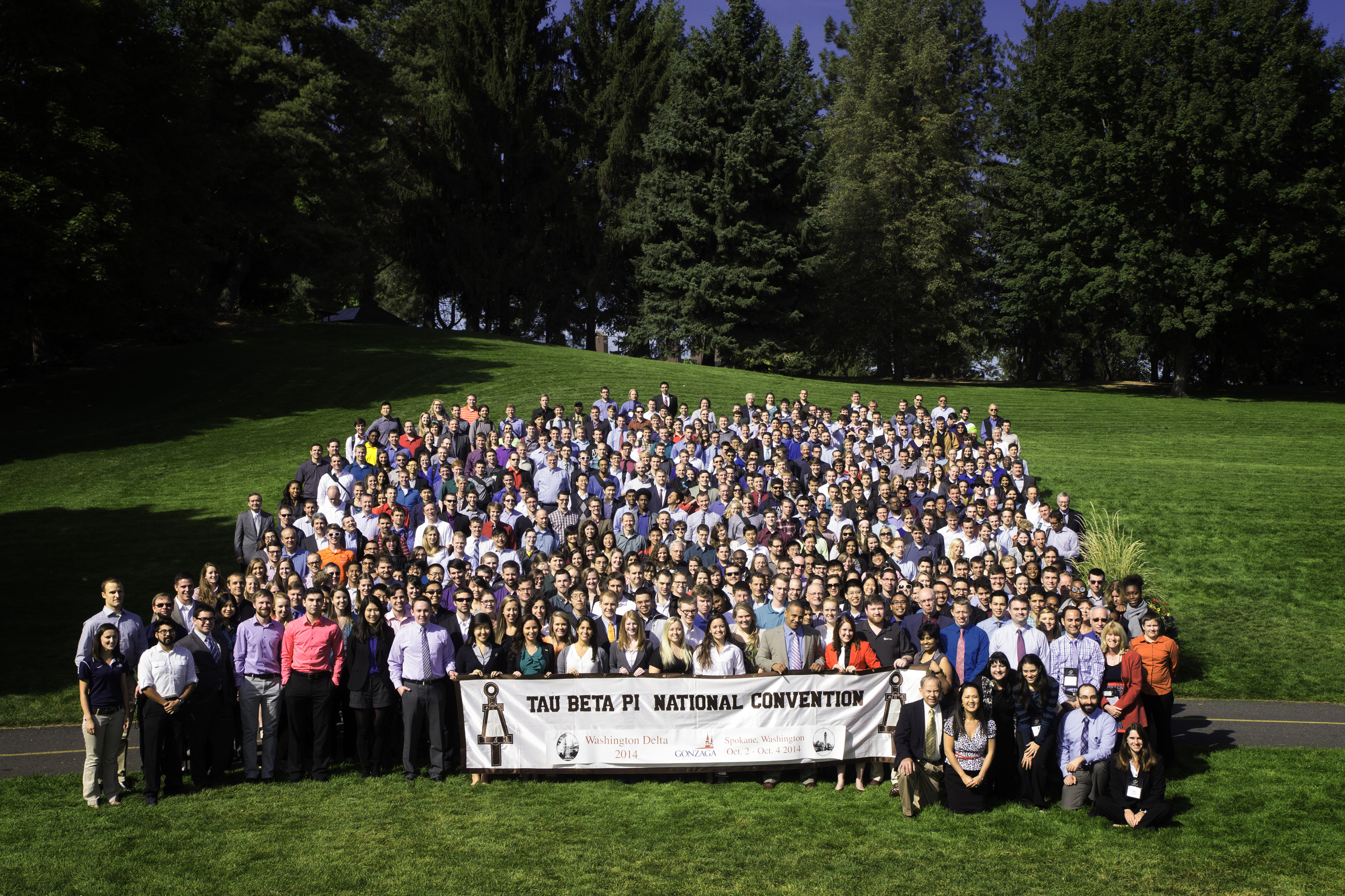 Group photo at 2014 Tau Beta Pi Convention in Spokane WA