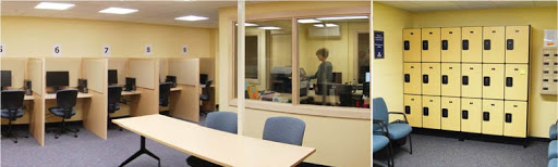 Image showing one of testing services exam rooms with carrels