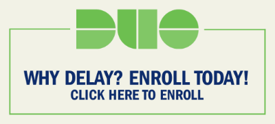 Duo enrollment button