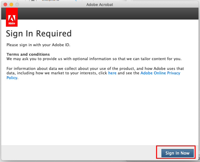 adobe acrobat pro dc sign in required adobe acrobat pro dc sign in required