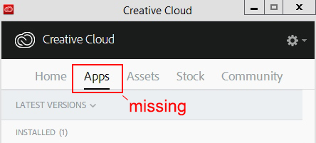 having issue signing into adobe creative cloud app