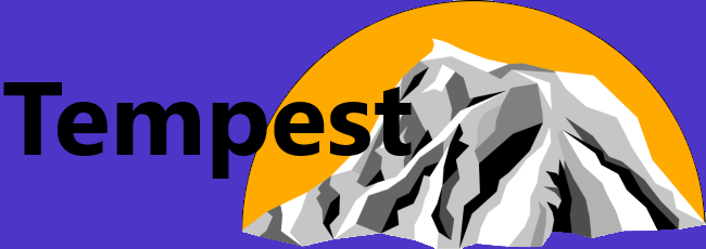 Tempest logo with mountain