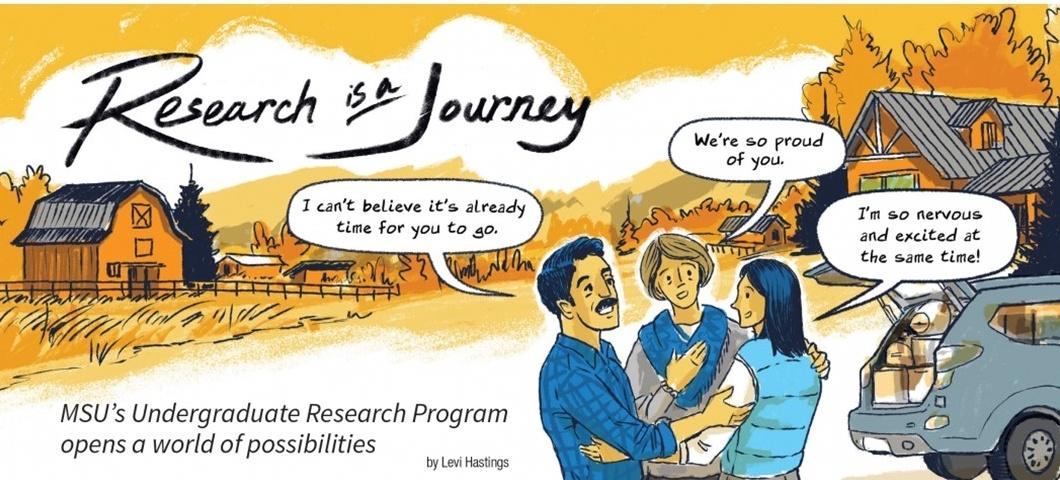 Research is a journey  - Visual USP description.   