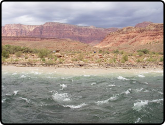 Colorado river rapids