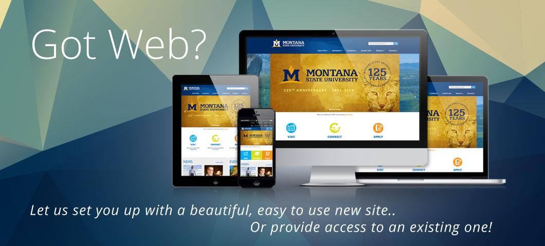 websites - let us set up a website for you or help you edit an existing site