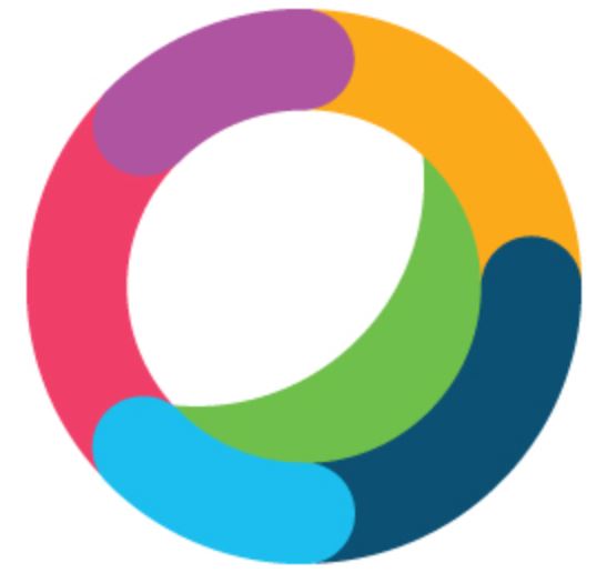 Webex Teams Logo multi color circle